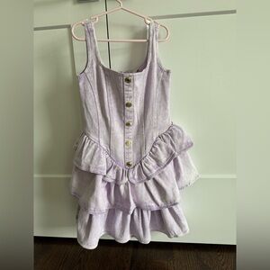 NWT Marlo Lavender Kids Denim Dress